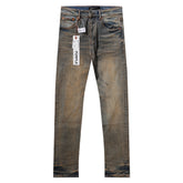 Purple‑Brand Vintage Paint Splatter Straight Leg Jeans