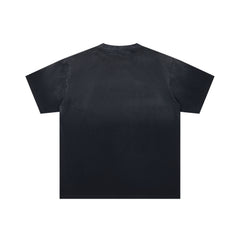 DUAA Worldwide Polo Horseman Vintage Black Washed T-Shirt
