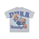 DUAA Nonstop Roaring Tiger Football Vintage Washed T-Shirt