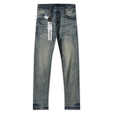 Purple‑Brand Vintage Yellowish Sand Fade Straight Leg Jeans