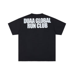 DUAA Global Run Club 1993 Running Bird Vintage Black Washed T-Shirt
