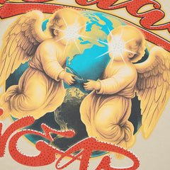 DUAA WEAR Twin Angels Earth Vintage Washed T-Shirt