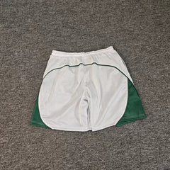 Broken Planet Contrast Panel Double‑Layer Mesh Shorts