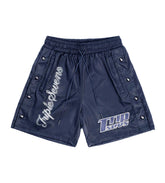 Triple Sevens Nylon Button Shorts Navy