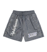 Triple Sevens Nylon Button Shorts Grey