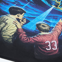 DUAA FOREVERDUH Alien UFO Boys Vintage Washed Graphic T-Shirt