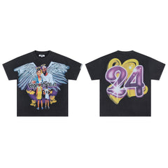 DUAA Legends Forever Kobe & Gigi Angel 24 Vintage Washed T-Shirt