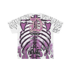 DUAA Skeleton Bart All Over Print Vintage T-Shirt