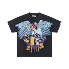 DUAA Legends Forever Kobe & Gigi Angel 24 Vintage Washed T-Shirt