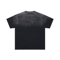 DUAA Racing Champion Trophy Vintage Black Gradient Washed T-Shirt