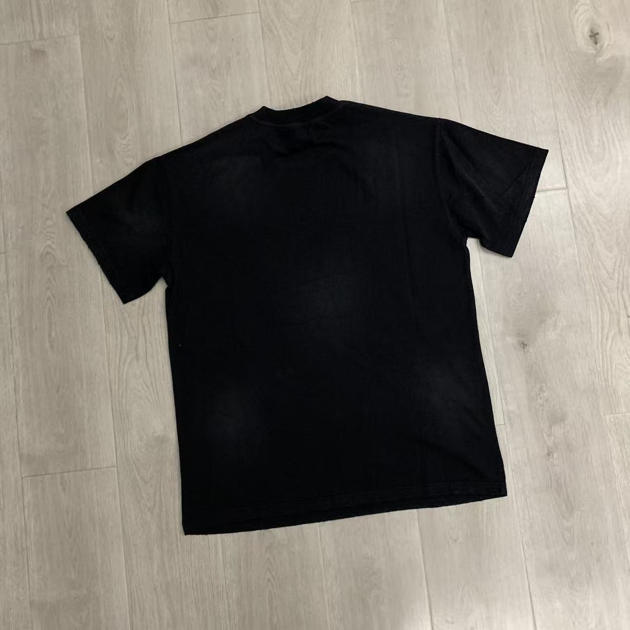 DUAA American Football Legends Vintage Black Washed T-Shirt
