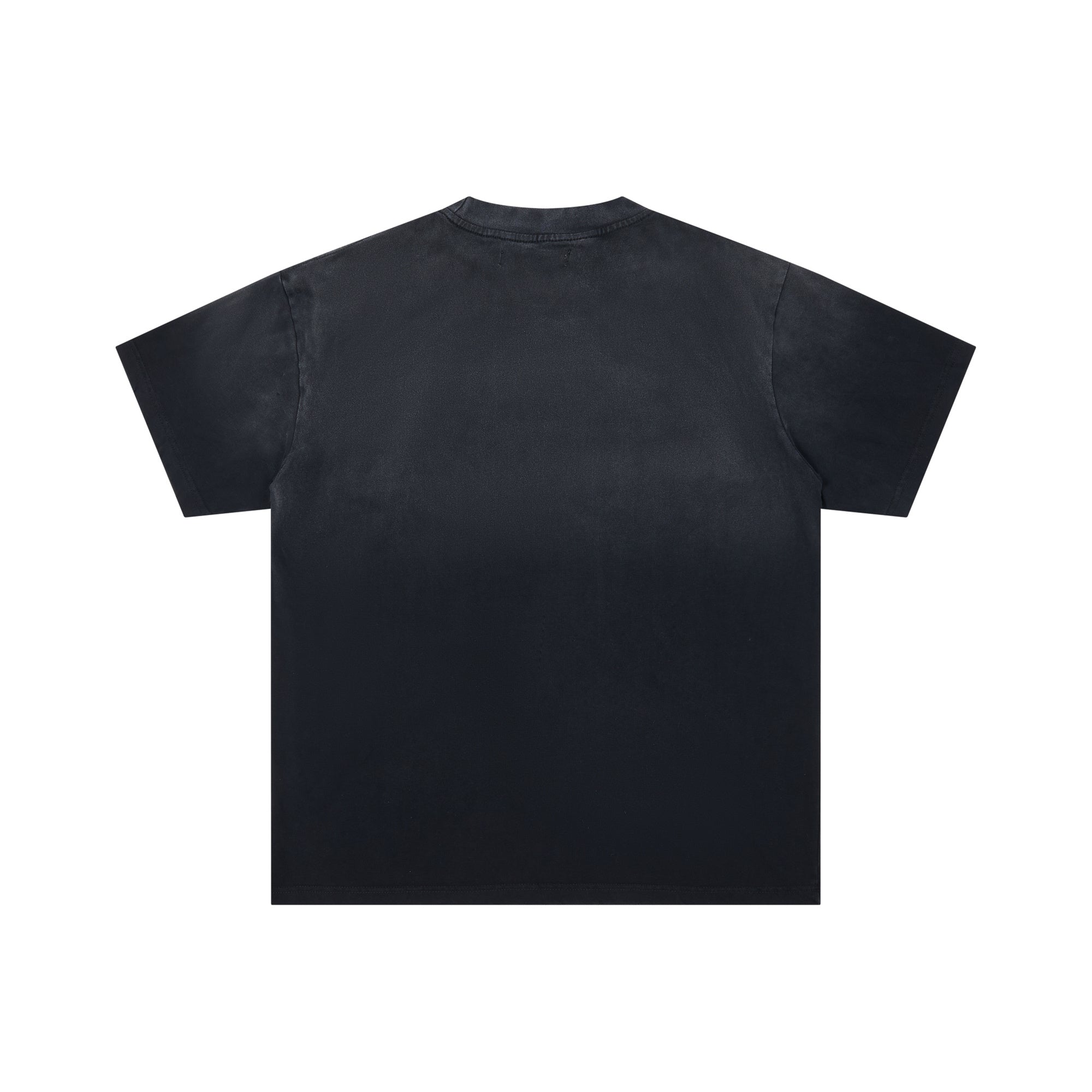 DUAA Worldwide Polo Horseman Vintage Black Washed T-Shirt
