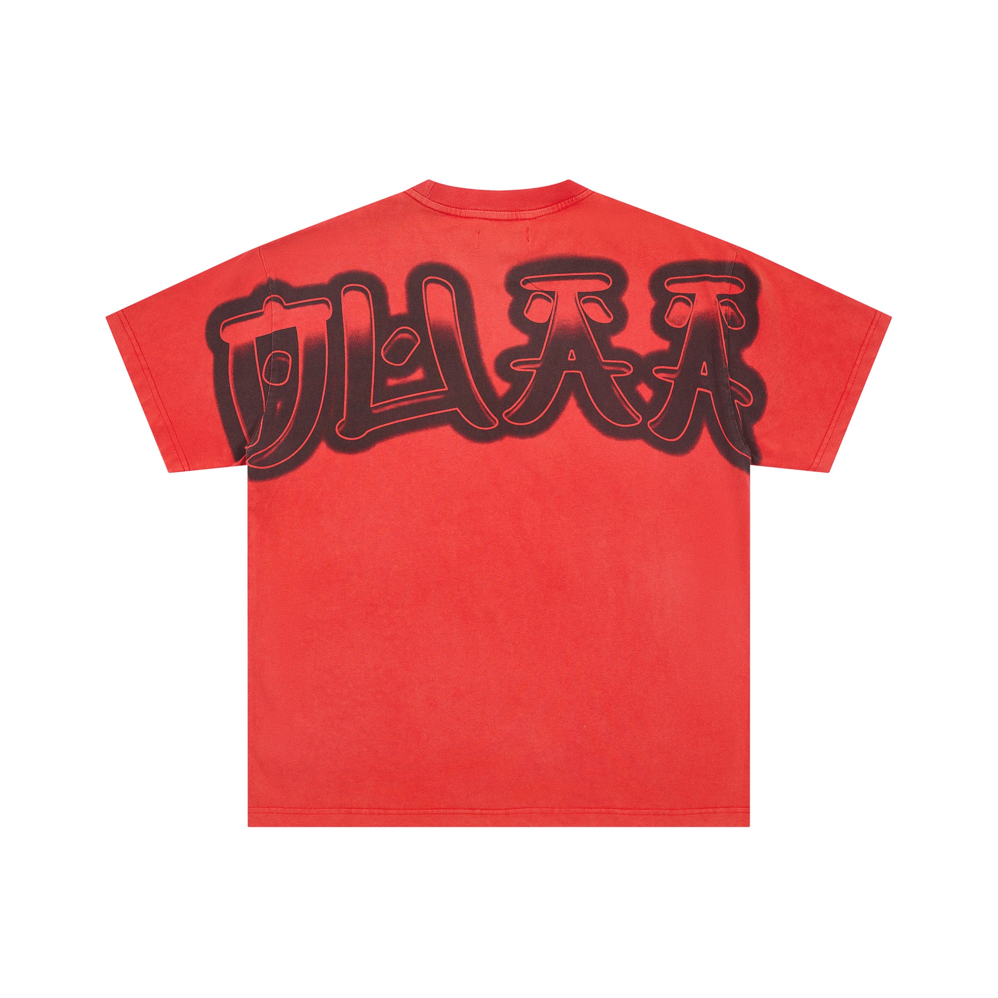 DUAA Roaring Panther Vintage Red Washed Graphic T-Shirt