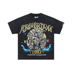 Forever DUAA 1993 World Flag Champion Vintage Washed T-Shirt