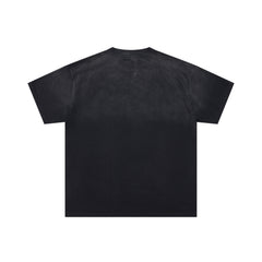 DUAA On The Road Retro Old Car Vintage Black Washed T-Shirt