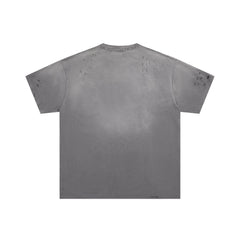 DUAA Wear 1993 World Football Vintage Grey Distressed Washed T-Shirt