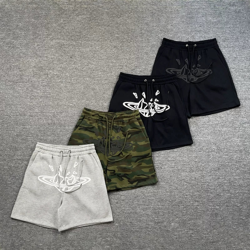 Broken Planet Melting Planet Logo Sweat Shorts - 4 Colors Available