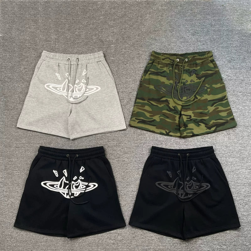 Broken Planet Melting Planet Logo Sweat Shorts - 4 Colors Available