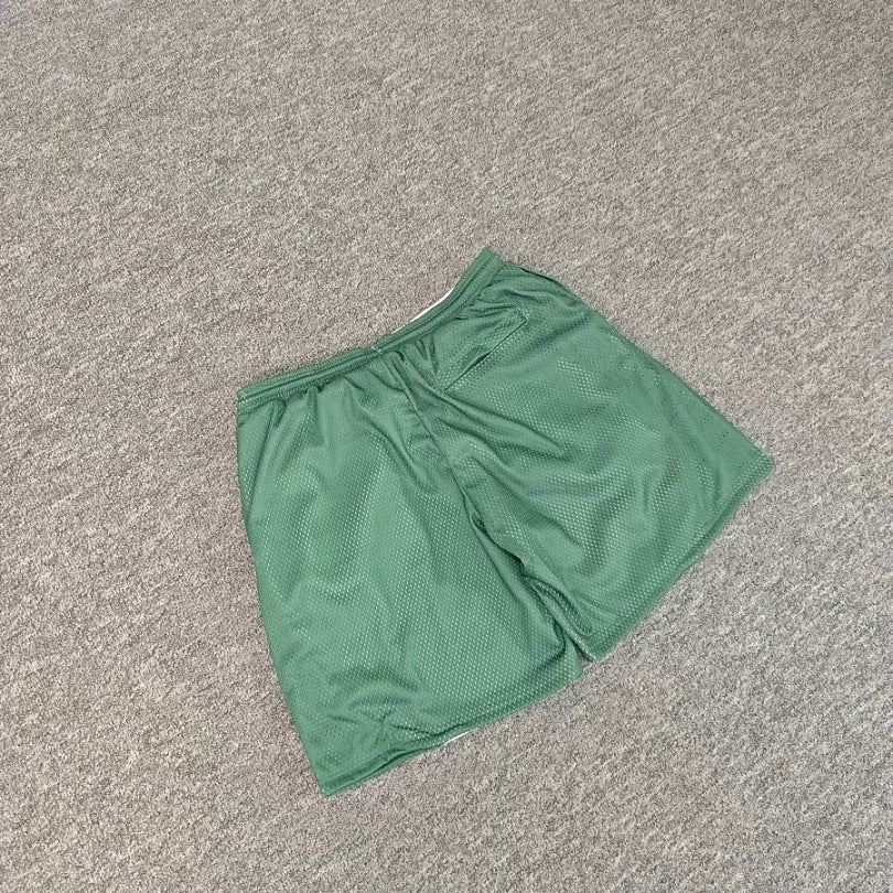 Broken Planet Contrast Panel Double‑Layer Mesh Shorts