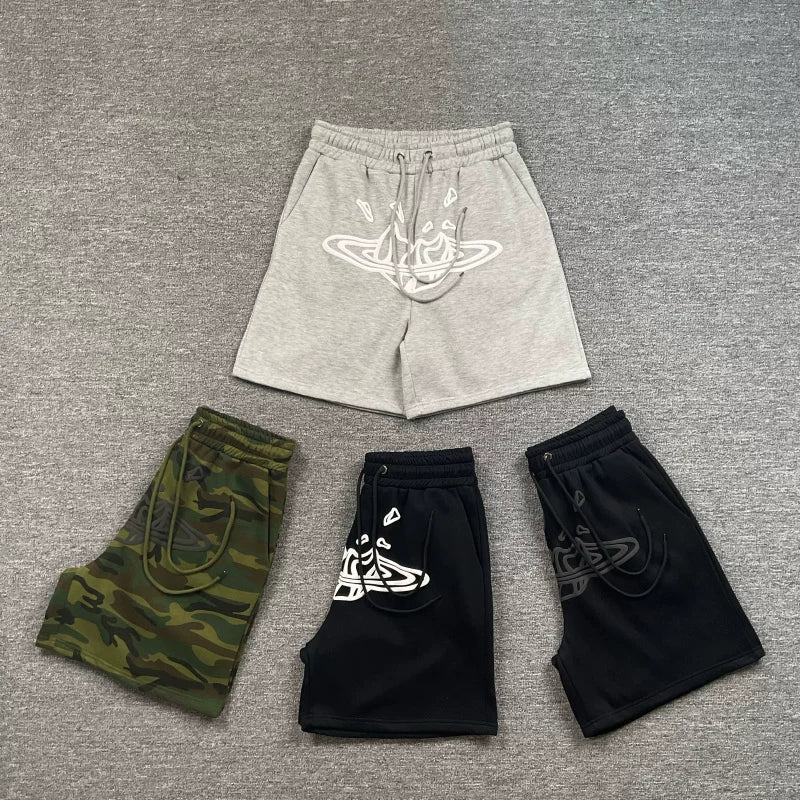 Broken Planet Melting Planet Logo Sweat Shorts - 4 Colors Available
