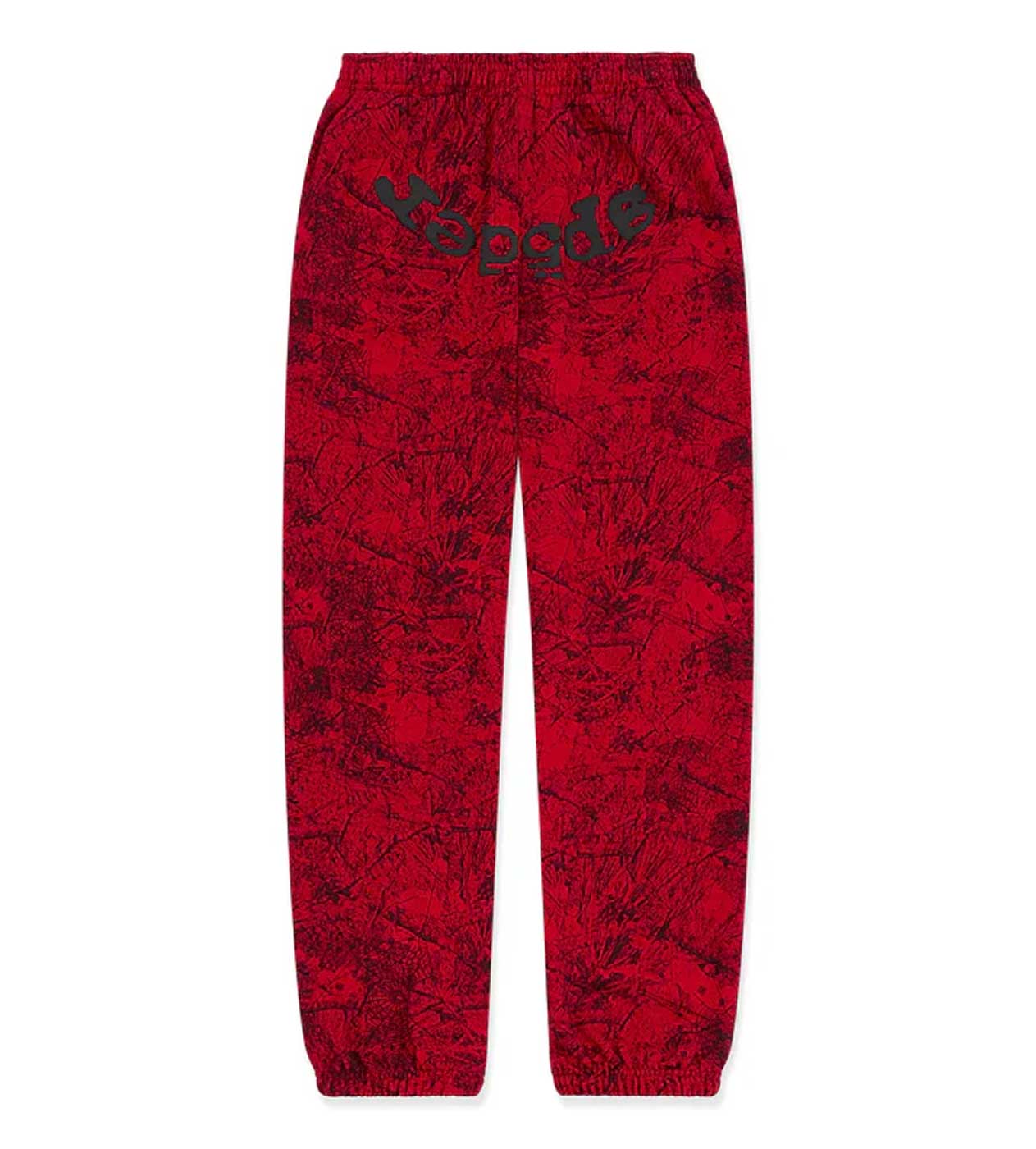 Sp5der OG Tree Camo Sweatpants Red