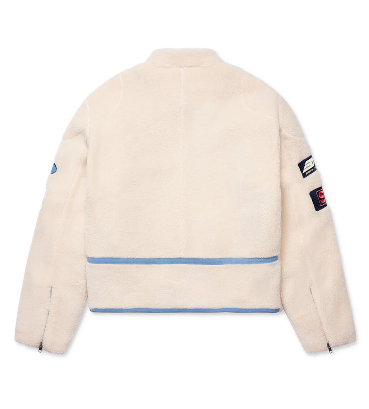 Sp5der Sherpa Hunter Moto Jacket White