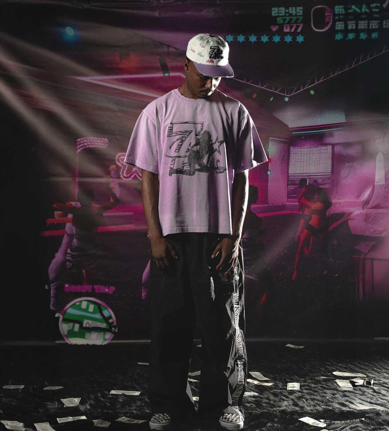 Triple Sevens Booby Trap Security Tee Purple