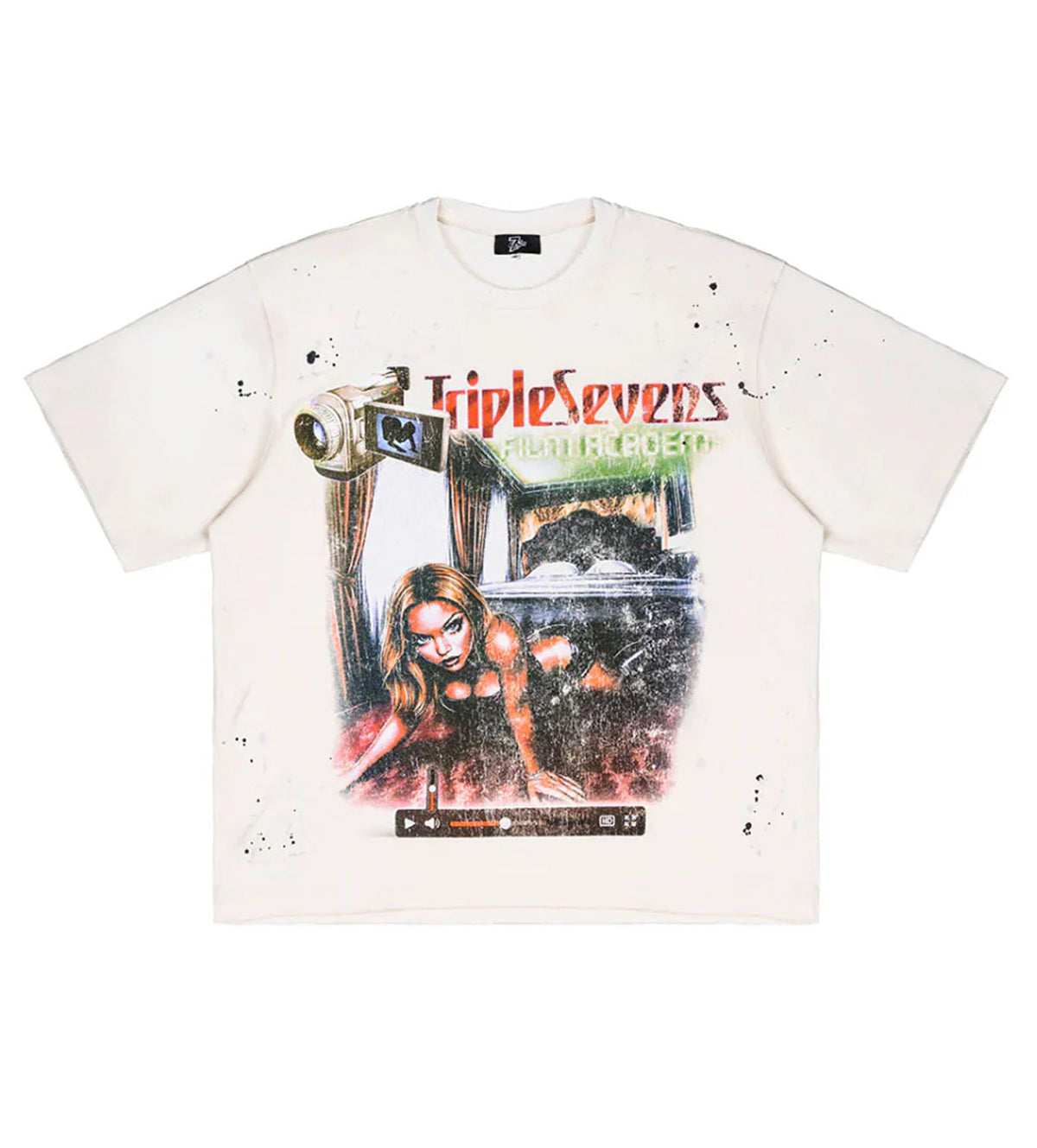 Triple Sevens Filmstar Tee White