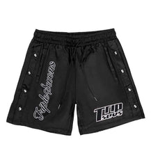 Triple Sevens Nylon Button Shorts Black
