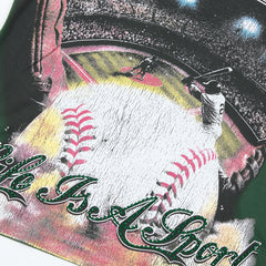 DUAA DUMAAWEAR Baseball Stadium Vintage Distressed Washed T-Shirt