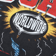 DUAA WORLDWIDE Lightning Vintage Black Washed T-Shirt